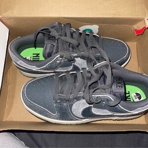 Nike Charcoal and Silver Sneakers